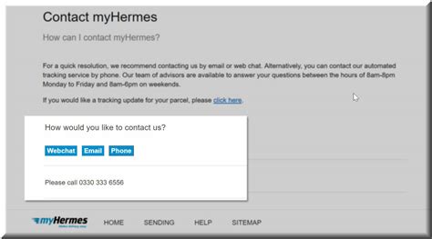 hermes collection service telephone number|hermes tracking number.